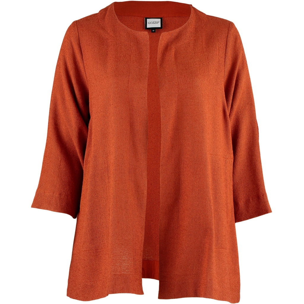 Gozzip Woman GJosefin Cardigan Cardigan Brick red
