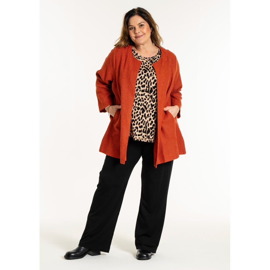 Gozzip Woman GJosefin Cardigan Cardigan Brick red