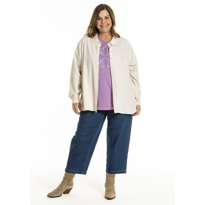 Gozzip Woman GKarina Shirt Shirt Off-White