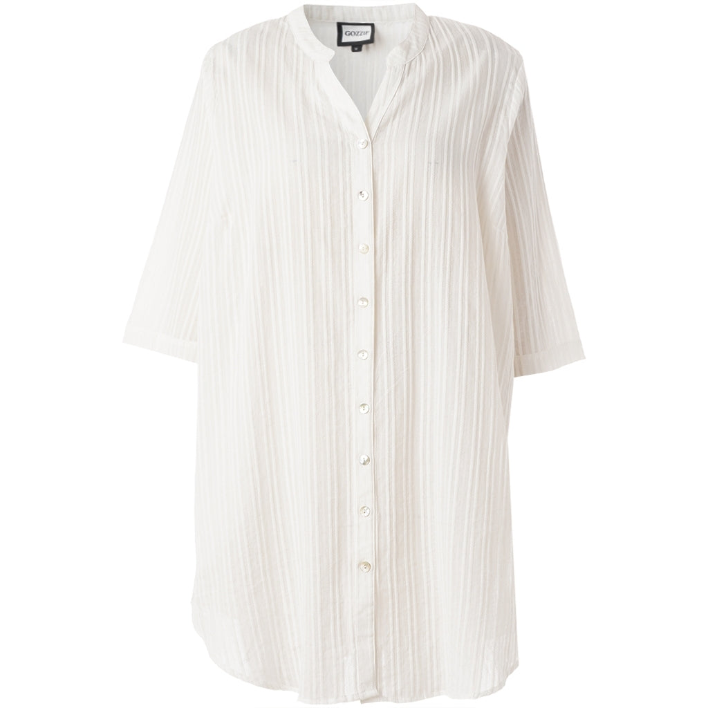 Gozzip Woman GKasandra Shirt Tunic Shirt Tunic White