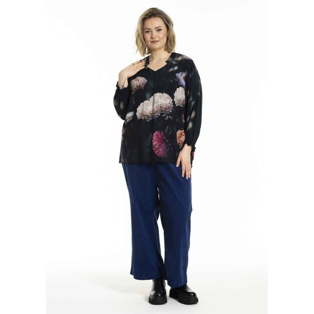 Gozzip Woman GKetty Blouse Blouse Peony print