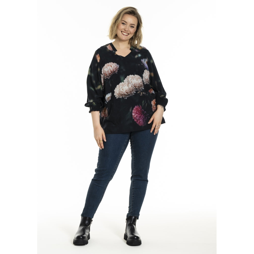 Gozzip Woman GKetty Blouse Blouse Peony print