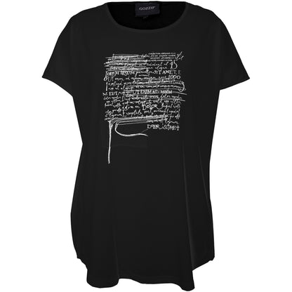 Gozzip Woman GLilian T-shirt T-Shirt Black