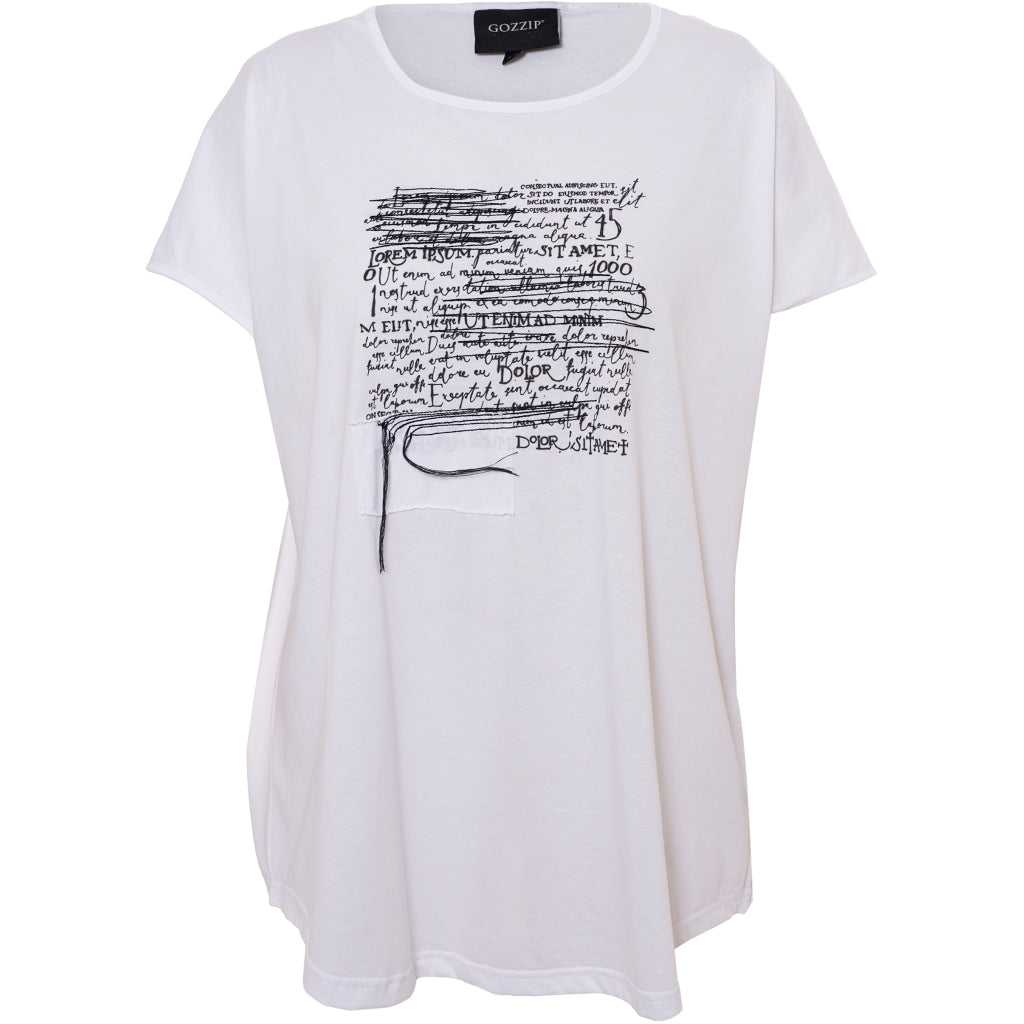 Gozzip Woman GLilian T-shirt T-Shirt White