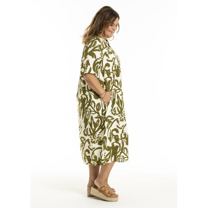Gozzip Woman GMajken Dress Dress Offwhite-olive