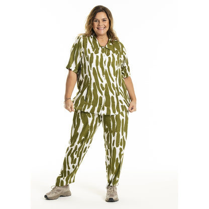 Gozzip Woman GMarlene Blouse Blouse Olive Print