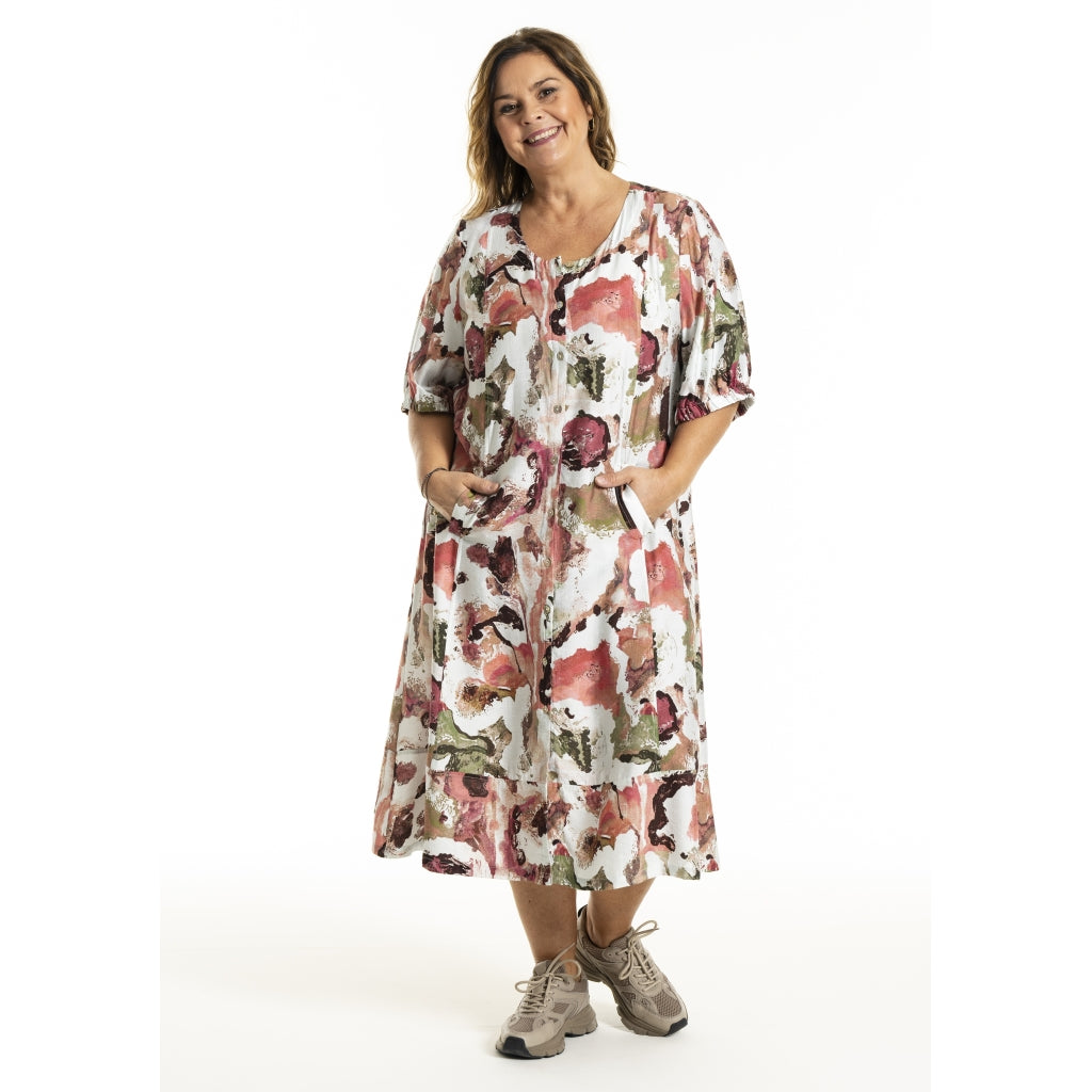 Gozzip Woman GMille Dress Dress Rose Print