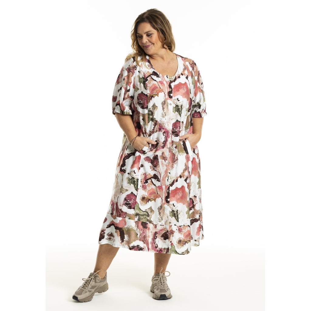 Gozzip Woman GMille Dress Dress Rose Print