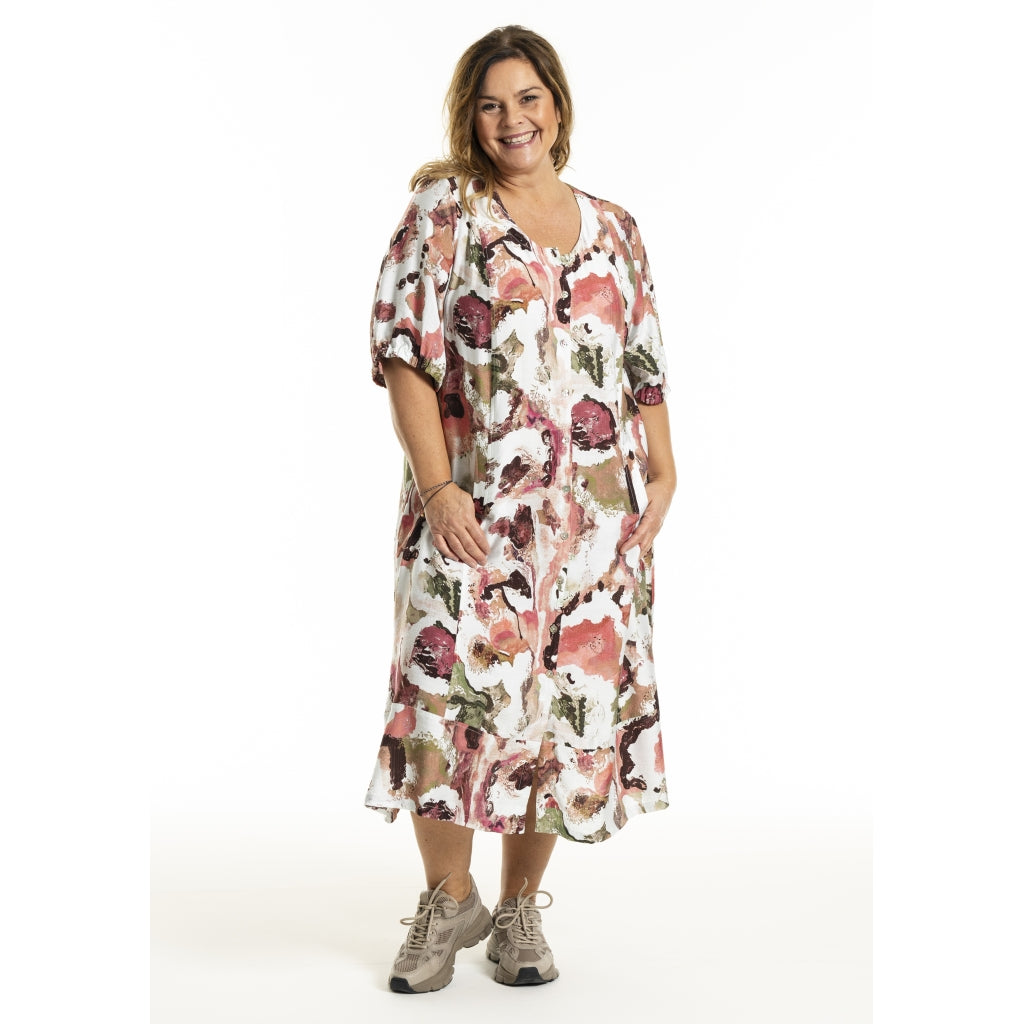 Gozzip Woman GMille Dress Dress Rose Print