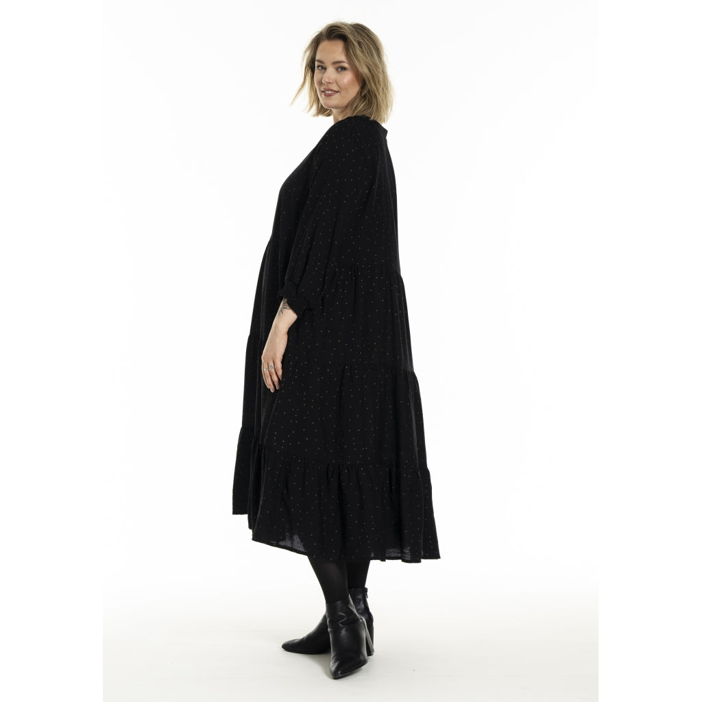 Gozzip Woman GNanna Dress Dress Black/Gold