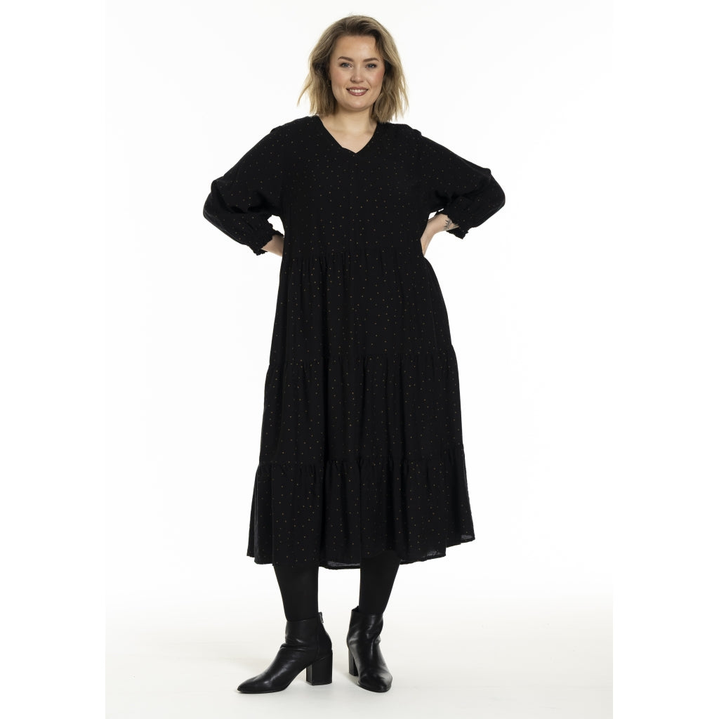 Gozzip Woman GNanna Dress Dress Black/Gold