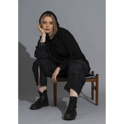 Gozzip Woman GRose Hoodie Hoodie Black