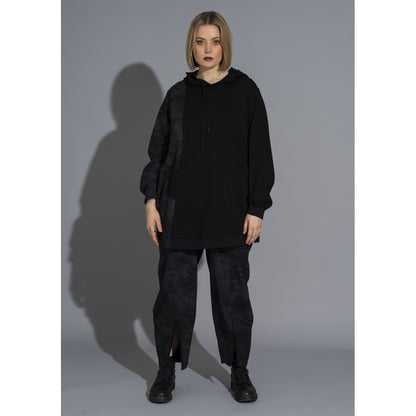 Gozzip Woman GRose Hoodie Hoodie Black