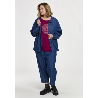 Gozzip Woman GSia DenimJacket Jacket Denim Blue