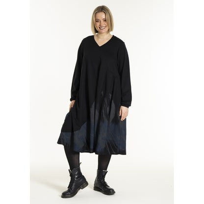 Gozzip Woman GSienna Mix Dress Dress Black