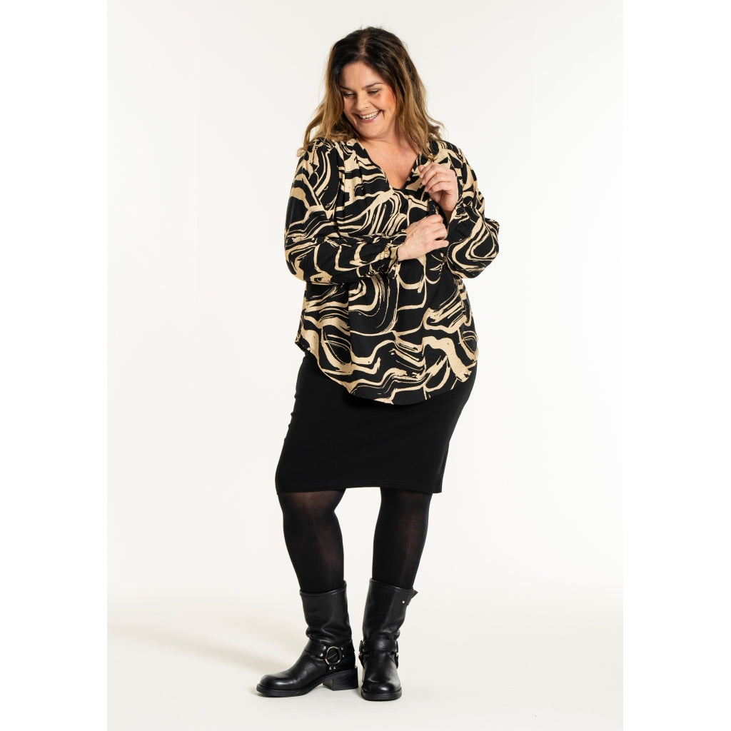 Gozzip Woman GSofia Blouse Blouse Black/Latte