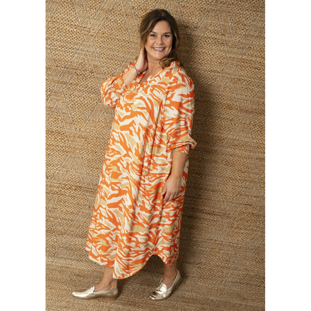 Gozzip Woman GValdis Dress Dress Coral-Beige