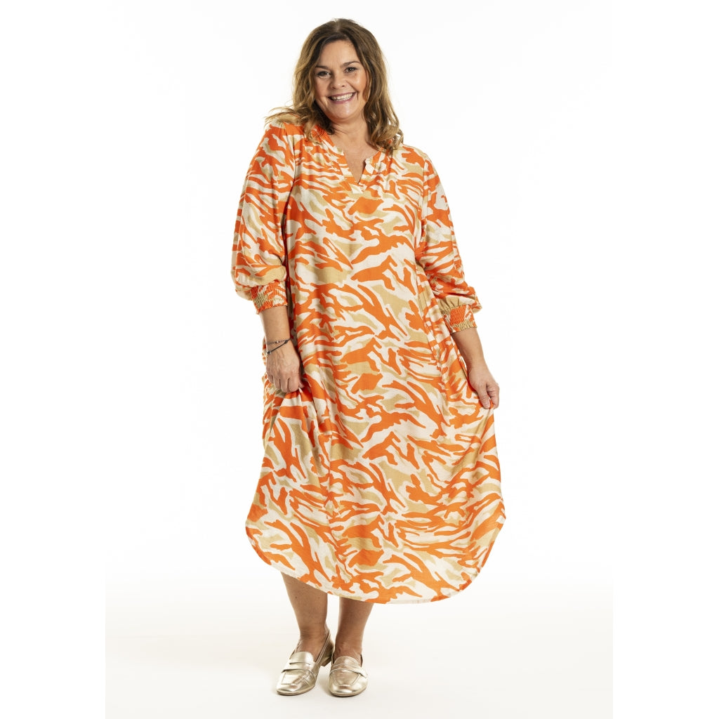 Gozzip Woman GValdis Dress Dress Coral-Beige