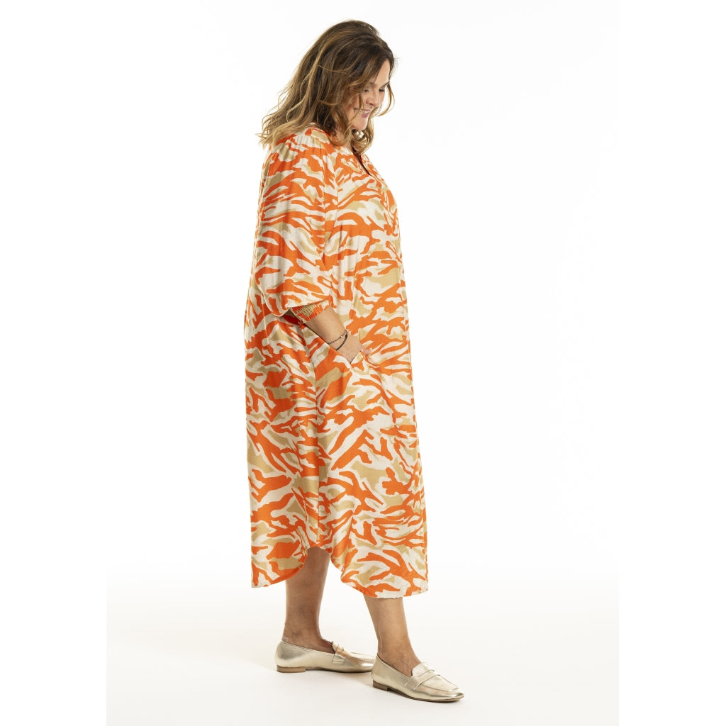 Gozzip Woman GValdis Dress Dress Coral-Beige