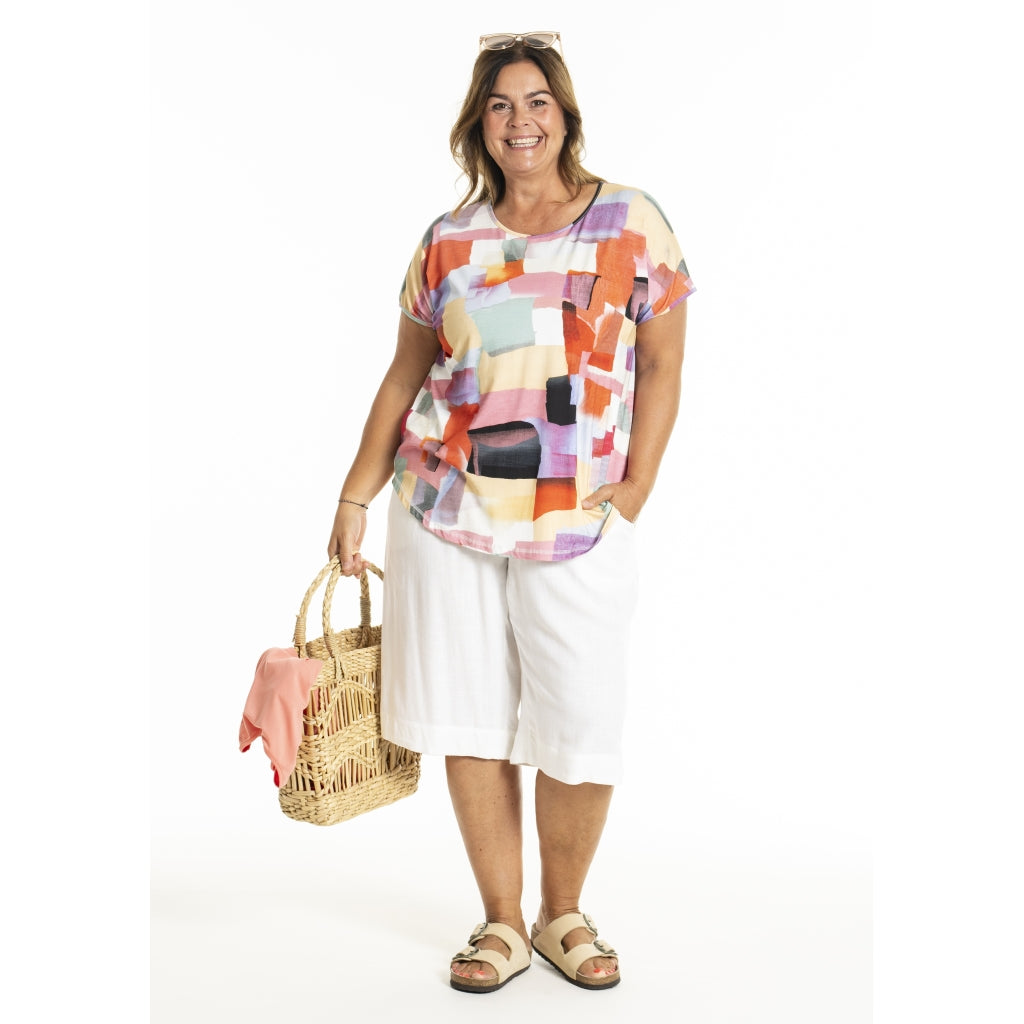 Gozzip Woman Gitte T-shirt with print T-Shirt Multi color print