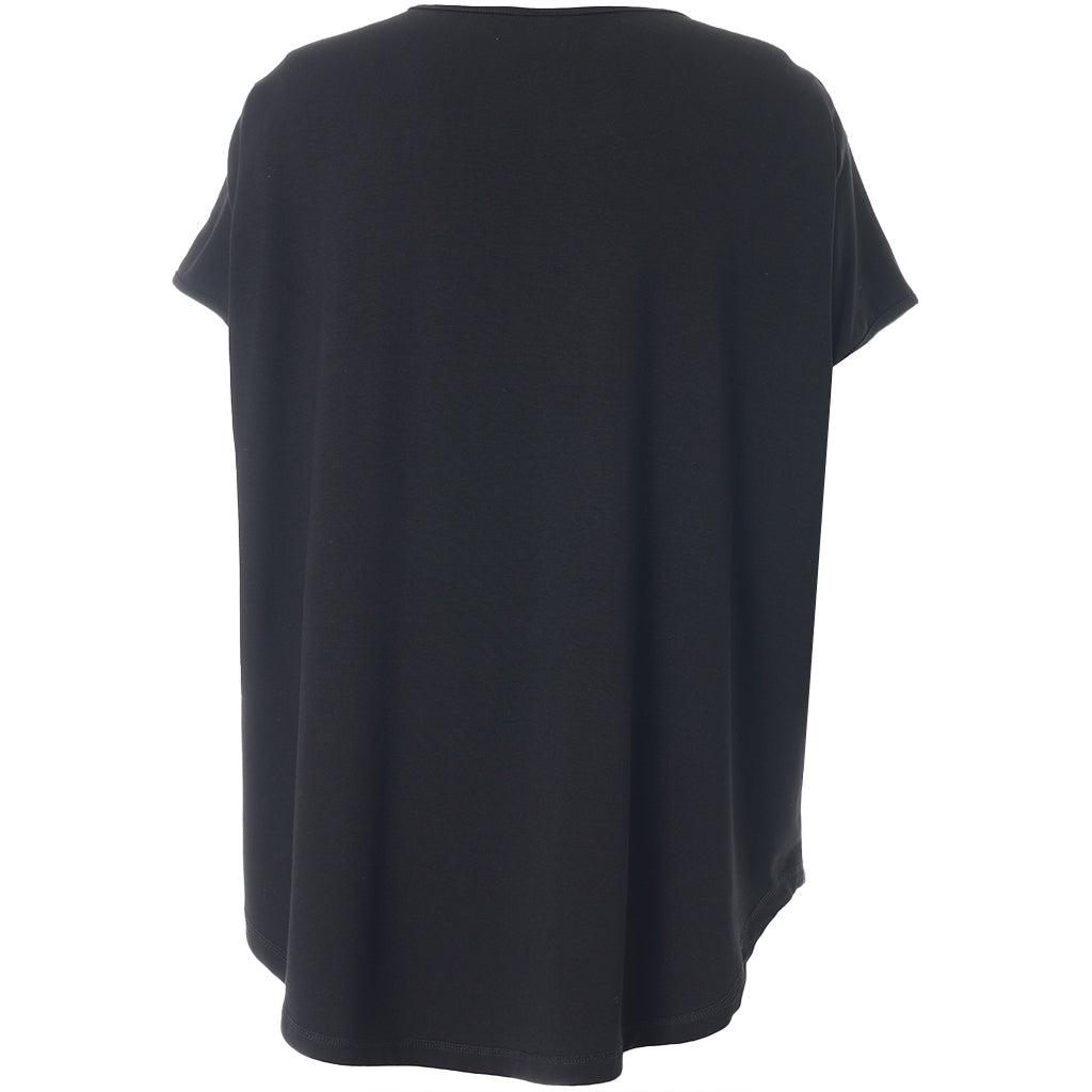 Gozzip Woman Gitte T-shirt with print T-Shirt Black