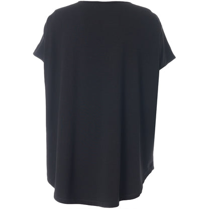 Gozzip Woman Gitte T-shirt with print T-Shirt Black