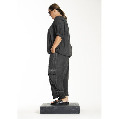 Gozzip Woman Glena Blouse Blouse Washed black