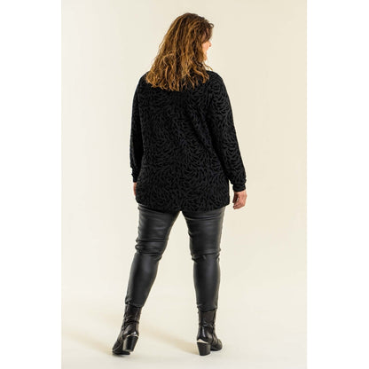 Gozzip Woman Monika Coated Leggings - FLERE FARVER Coated Leggings Black