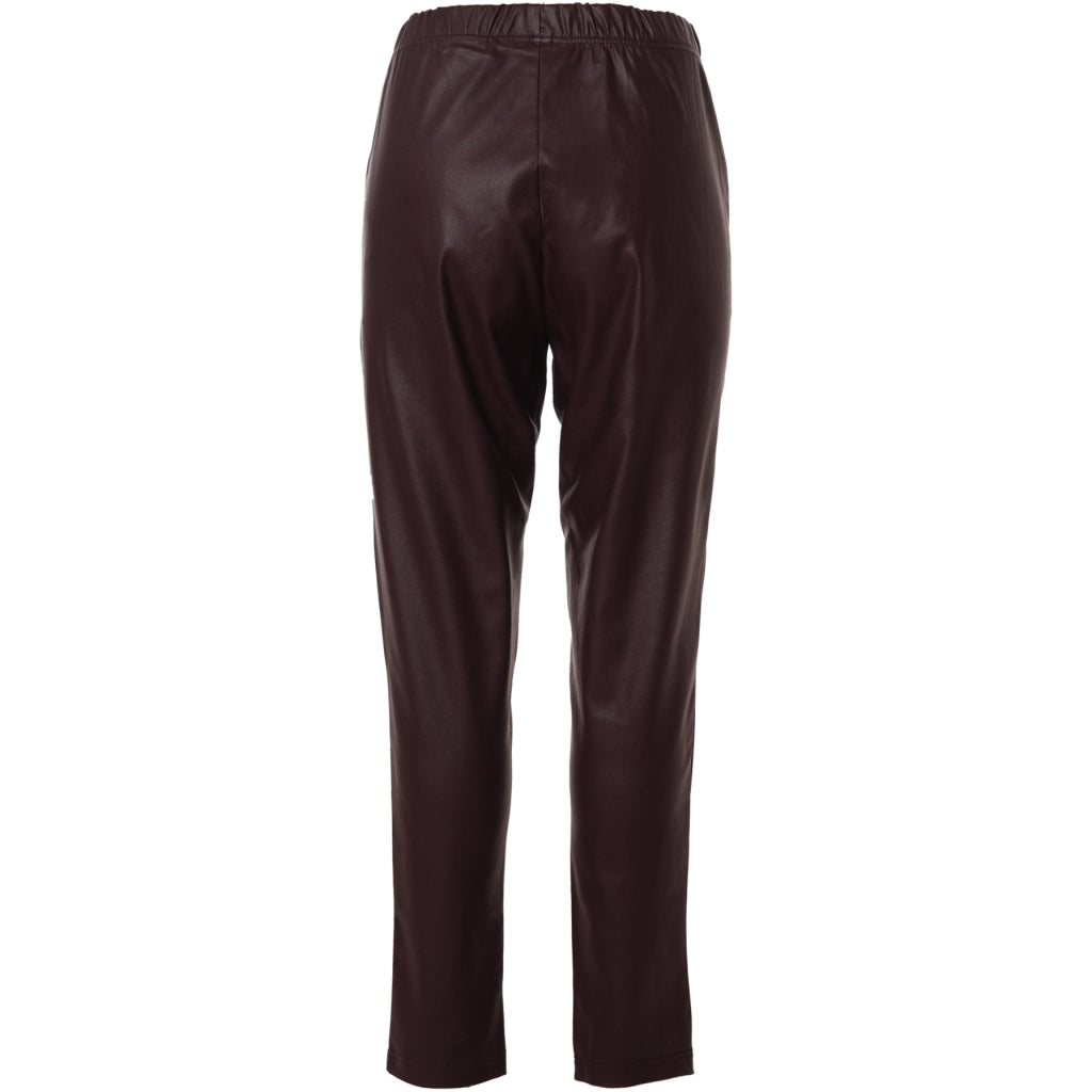 Gozzip Woman Monika Coated Leggings - FLERE FARVER Coated Leggings Eggplant