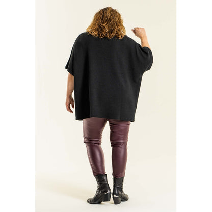 Gozzip Woman Monika Coated Leggings - FLERE FARVER Coated Leggings Eggplant