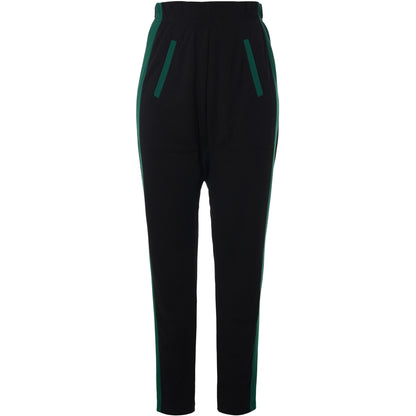 Gozzip Woman Sabrina Loose Pant Loose Pant Black with Green
